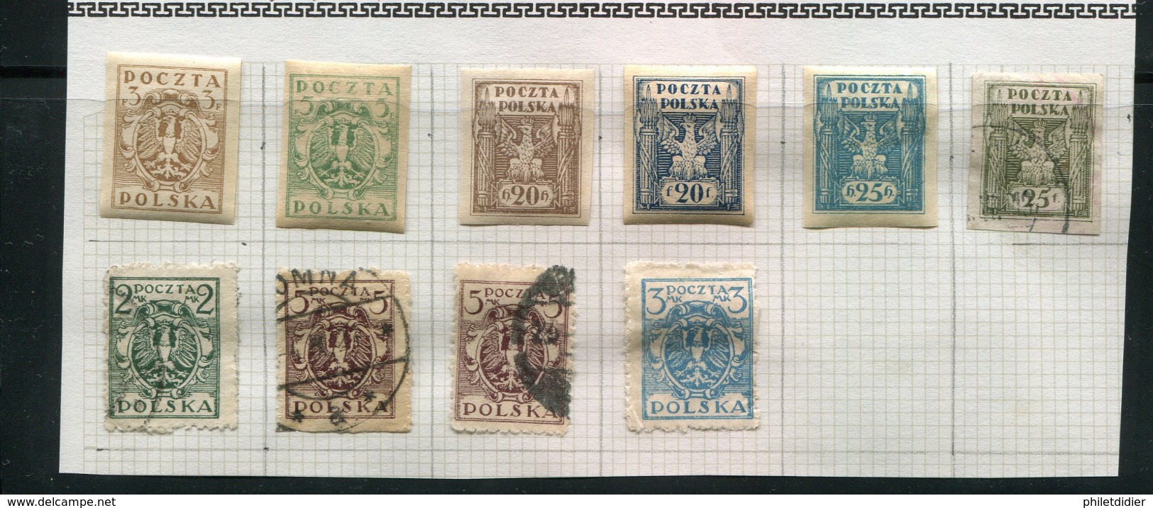 Pologne Lots De Timbres Neufs Avec Charnière Ou Oblitérés - Autres & Non Classés