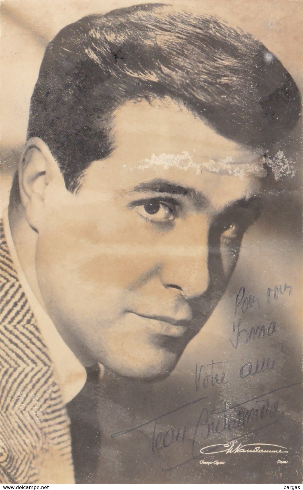 Autographe De Jean Bretonniere - Autres & Non Classés