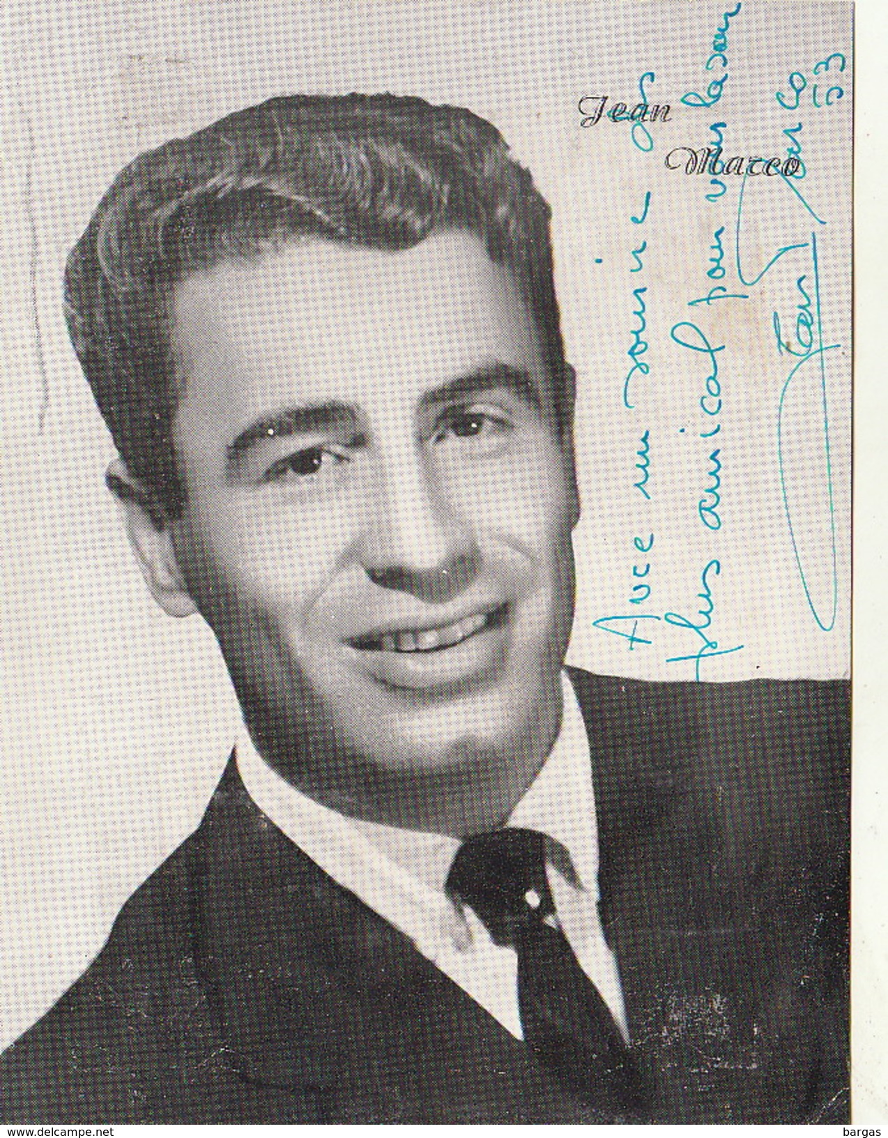 Autographe De Jean Marco - Autres & Non Classés