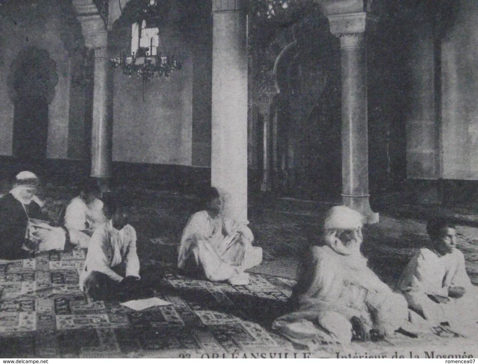 CHIEF (ORLEANSVILLE, Algérie) - INTERIEUR De La MOSQUEE - Voyagée Le 5 Janvier 1922 - Chlef (Orléansville)