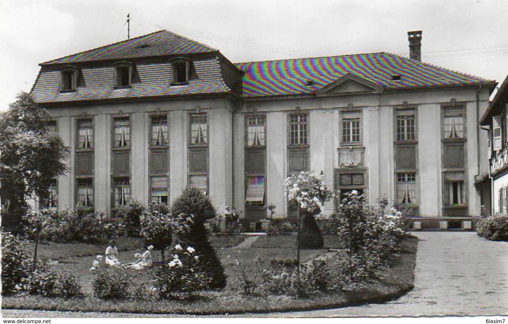 CPSM Dentelée - ERSTEIN (67) - Aspect De L'Hôpital Civil Dans Les Années 50 - Sonstige & Ohne Zuordnung