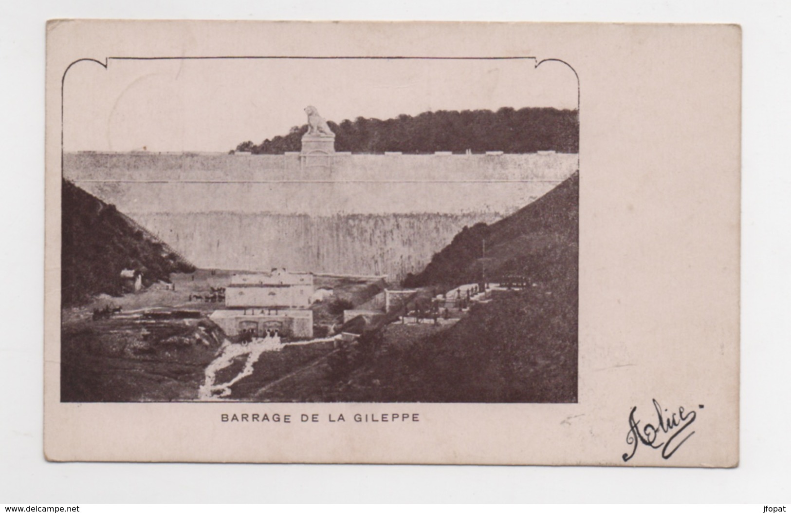 BELGIQUE - JALHAY Barrage De La Gileppe, Pionnière - Jalhay