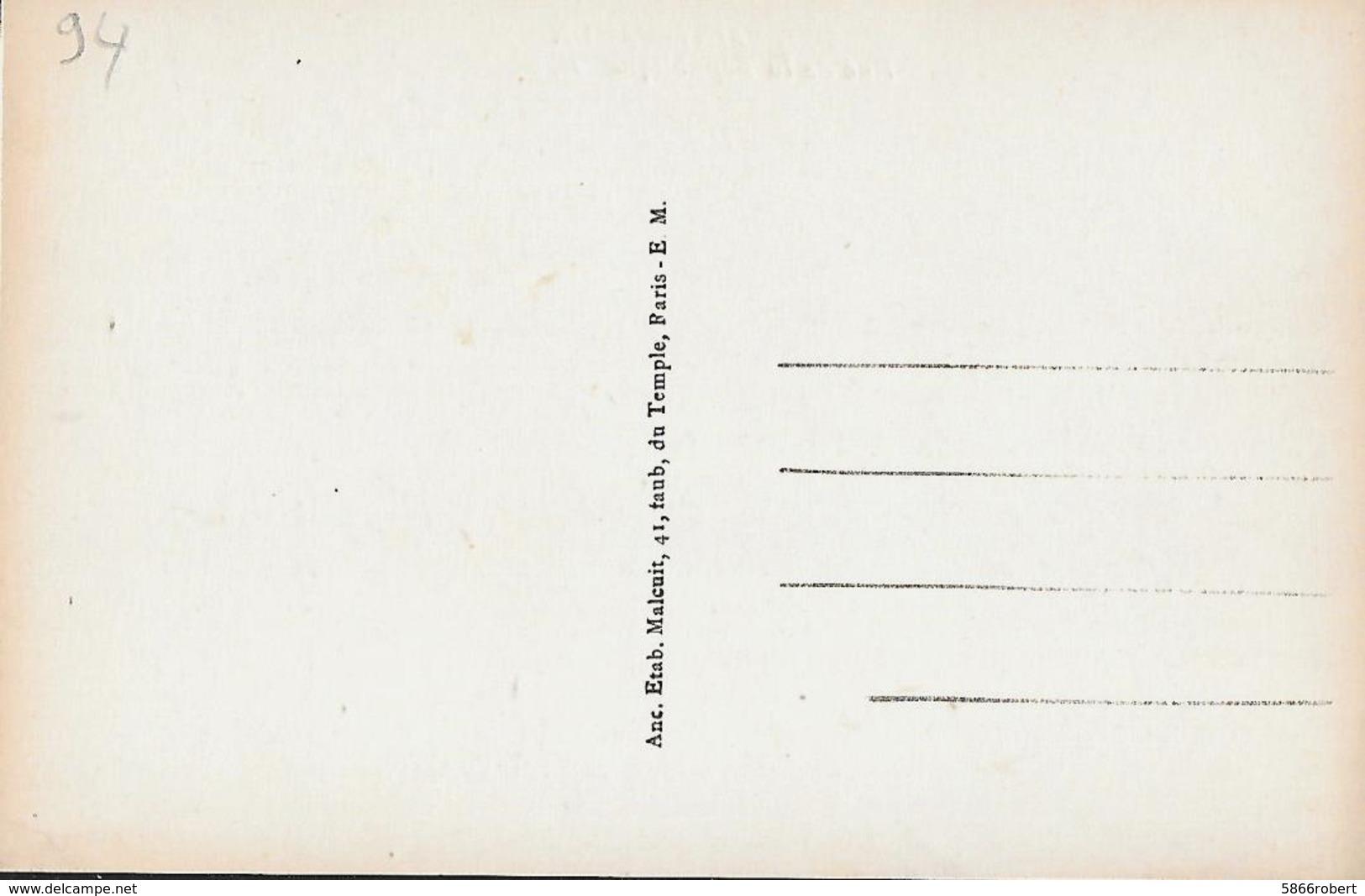 CARTE POSTALE ORIGINALE ANCIENNE : SAINT MANDE  RUE DE LA REPUBLIQUE  ANIMEE  VAL DE MARNE (94) - Saint Mande