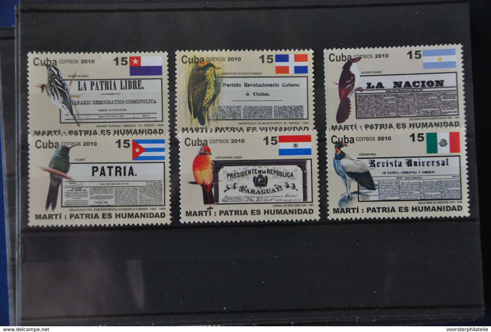 I 387/88 ++ CUBA 2010 BIRDS OISEAUX VOGELS MNH ** - Andere & Zonder Classificatie