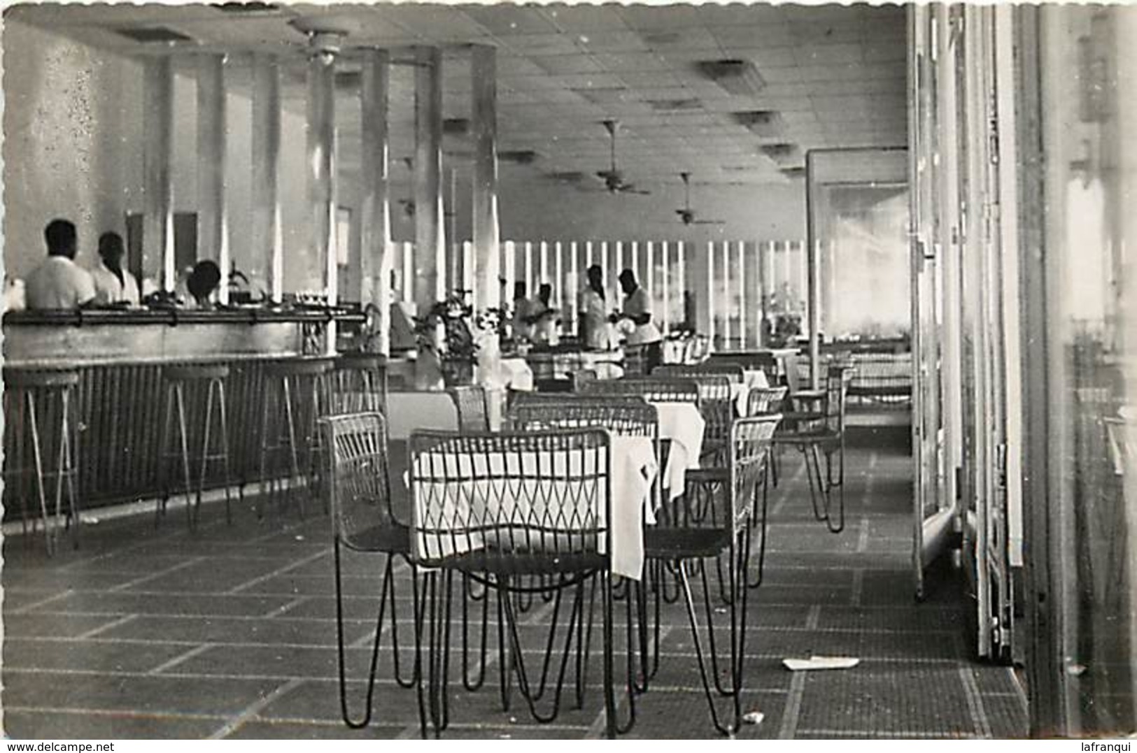 P441- Congo -brazzaville - Relais Aeriens Francais -salle A Manger - Carte Bon Etat - - Brazzaville