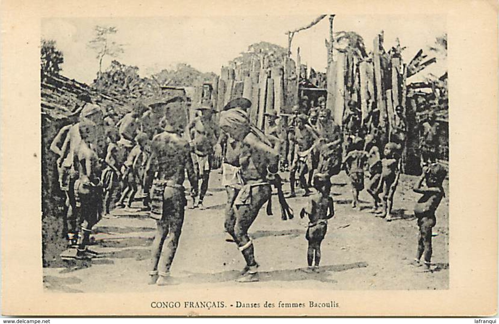 P403- Congo Francais - Danses Des Femmes Bacoulis  - Carte Bon Etat  - - Congo Français