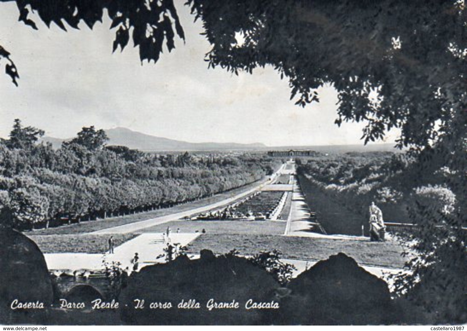 Caserta - Parco Reale - Il Corso Della Grande Cascata - Caserta