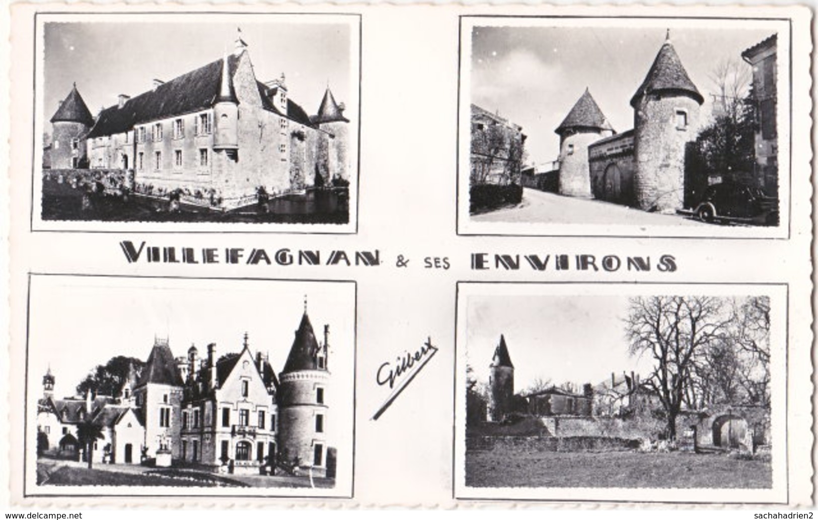 16. Pf. VILLEFAGNAN Et Ses Environs. 4 Vues. 10458 - Villefagnan