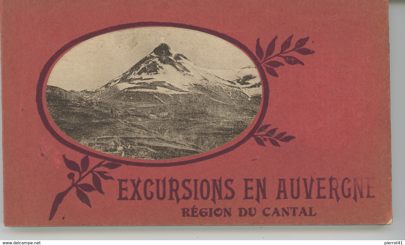 EXCURSIONS EN AUVERGNE - REGION DU CANTAL - Carnet Complet De 23 CPA - Autres & Non Classés