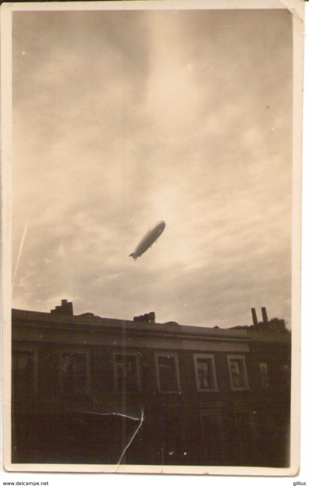 Dirigeable " Graf Zeppelin " Photographie 1932 - Aviation