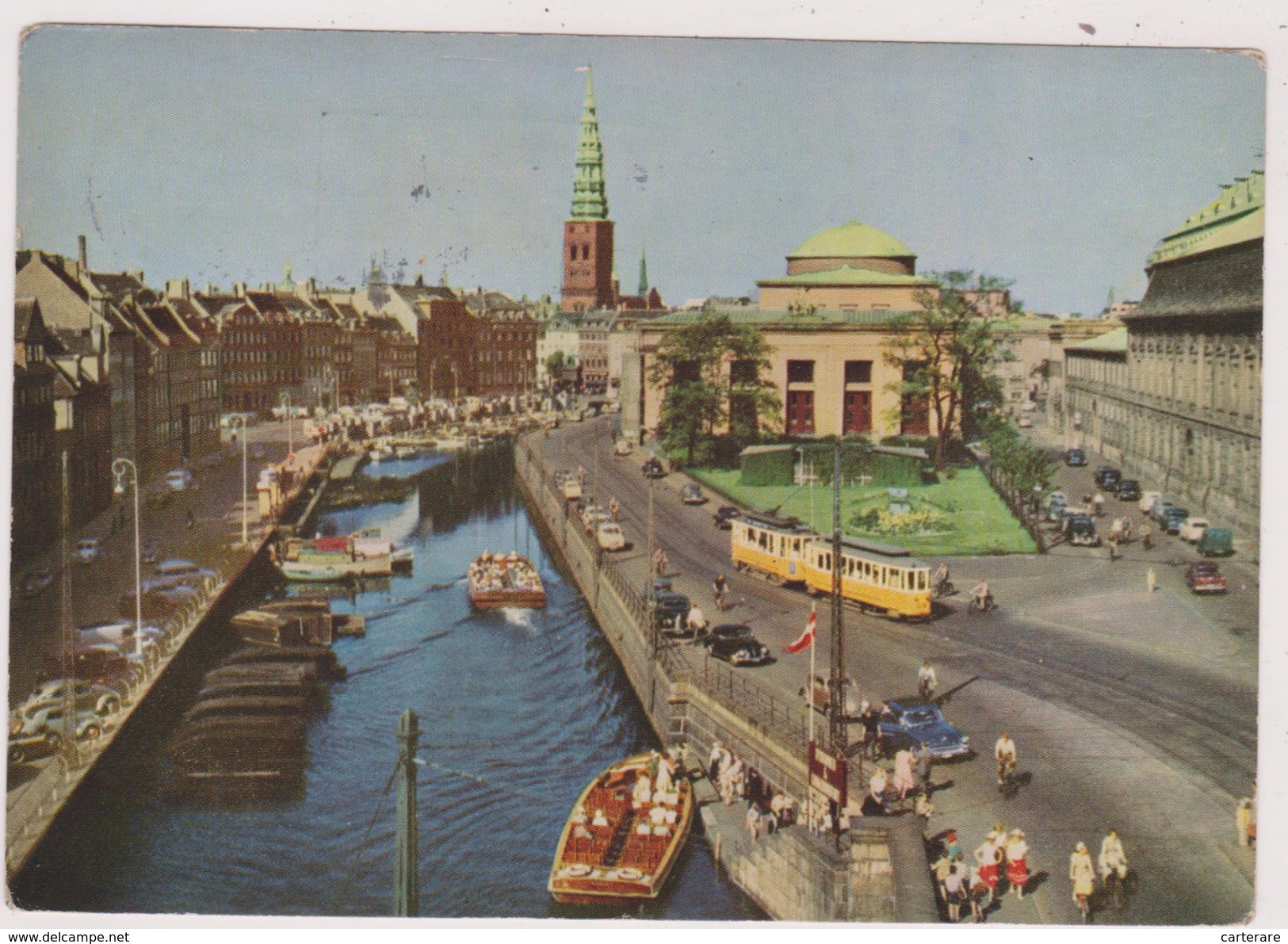 DANEMARK,DENMARK,COPENHAGUE ,copenhagen,péniche,tramway - Dänemark