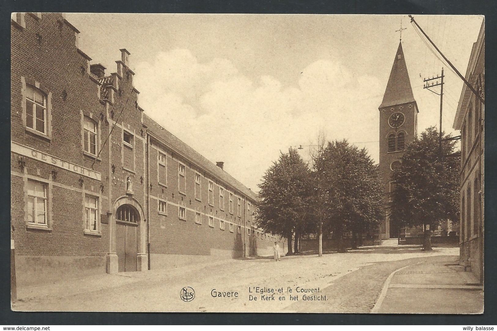 +++ CPA - GAVERE - L'Eglise Et Le Couvent - De Kerk En Het Gesticht - Nels    // - Gavere