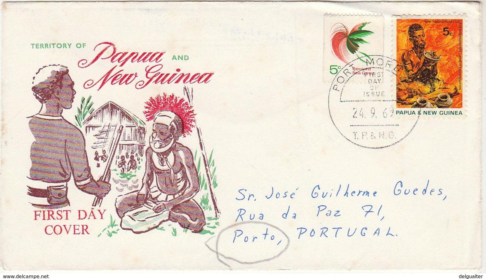 Cover FDC * Papua New Guinea * 1969 - Papouasie-Nouvelle-Guinée
