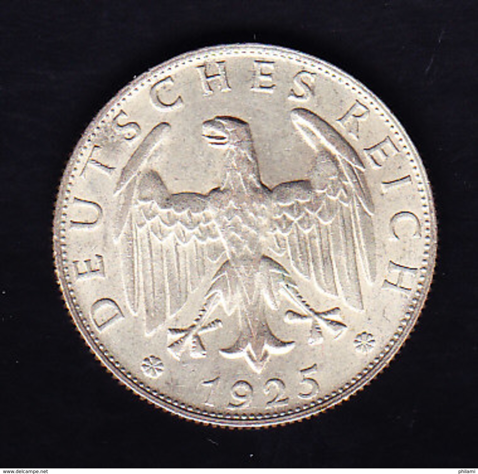 ALLEMAGNE, KM 45, AU, 2RM, 1925 D. ( OP21) - 2 Reichsmark