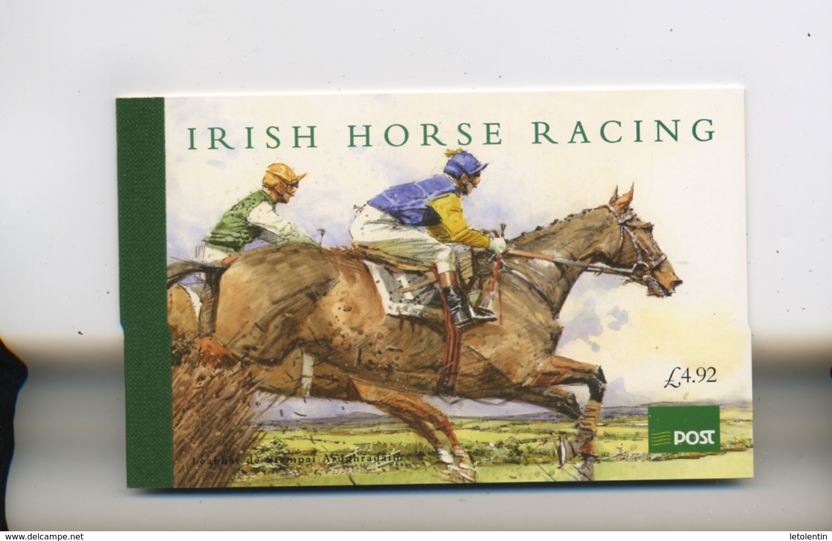 IRLANDE - CARNET DE PRESTIGE  "IRISH HORSE RACING " - N° Yvert  901a ** - Carnets