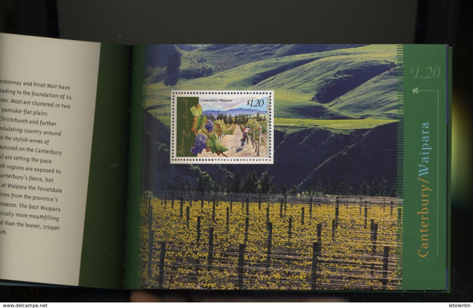 NOUVELLE ZELANDE - CARNET DE PRESTIGE  "NEW ZEALAND VINEYARDS" - N° Yvert  ?  ** - Booklets