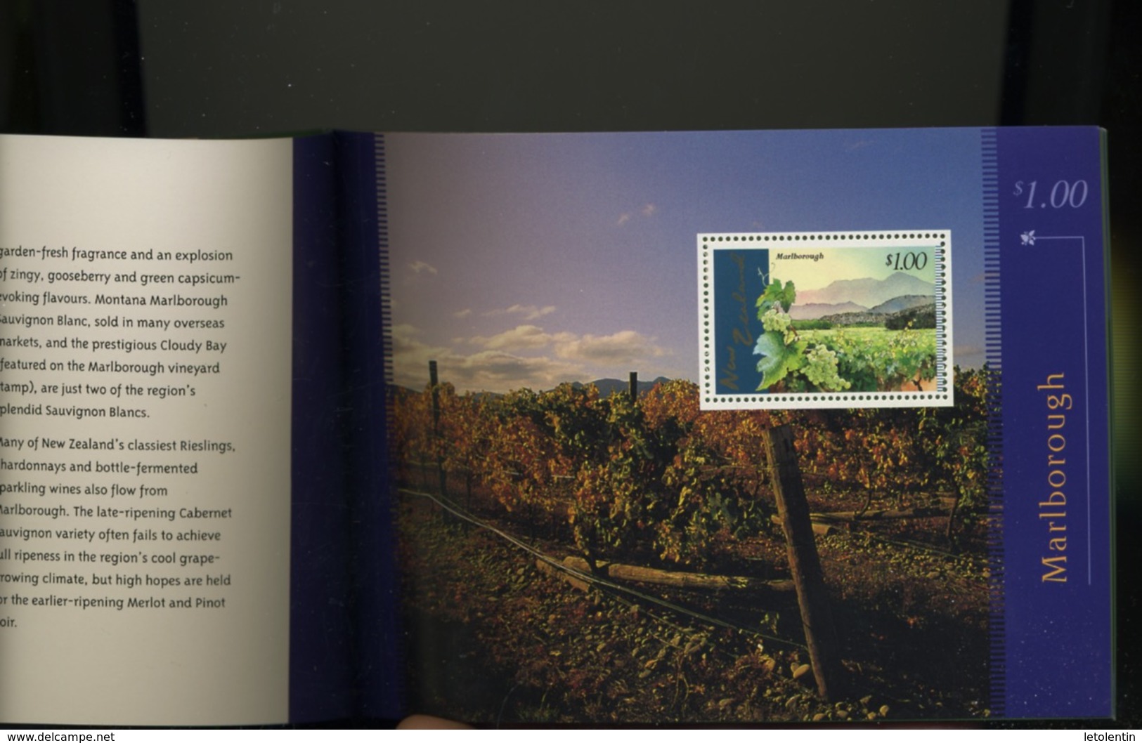 NOUVELLE ZELANDE - CARNET DE PRESTIGE  "NEW ZEALAND VINEYARDS" - N° Yvert  ?  ** - Booklets