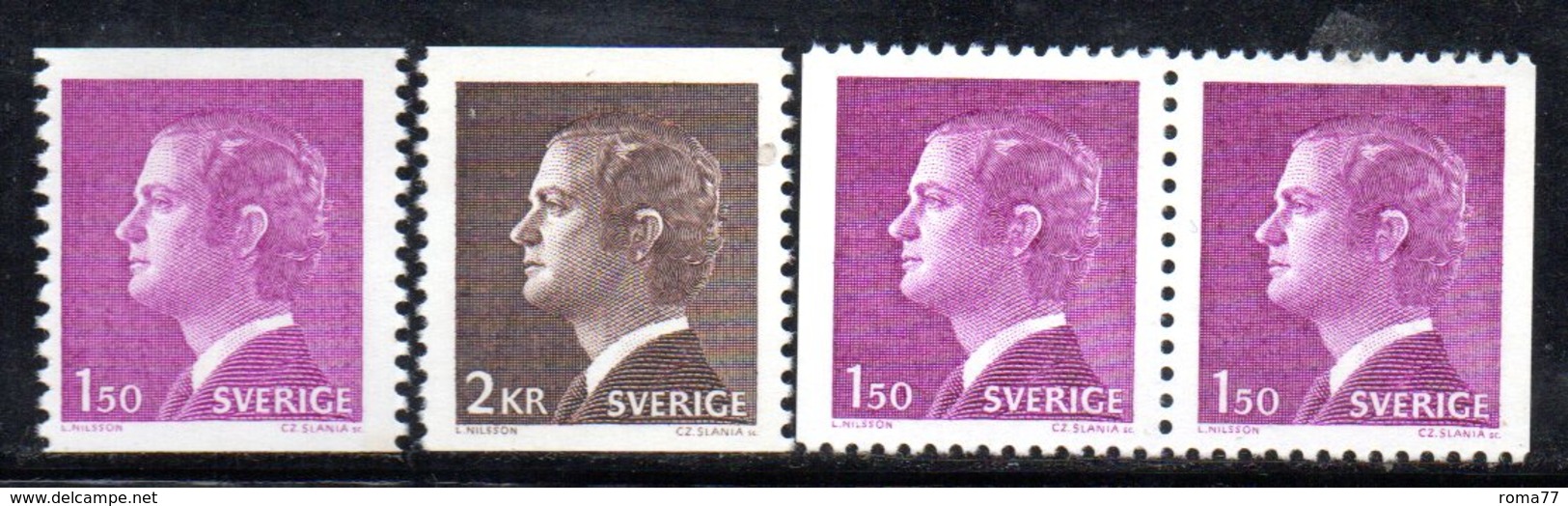 XP2091 - SVEZIA 1980, N. 1095/1096d  ** MNH . - Neufs