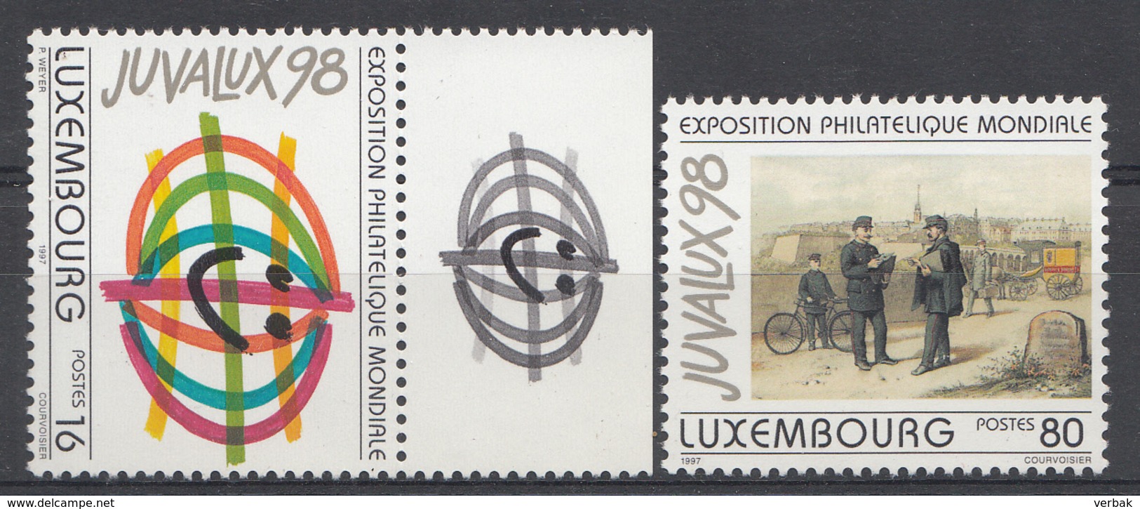Luxembourg 1997 Mi.Nr: 1423-1424 Briefmarkenausstellung  NEUF Sans CHARNIERE / MNH / POSTFRIS - Ongebruikt