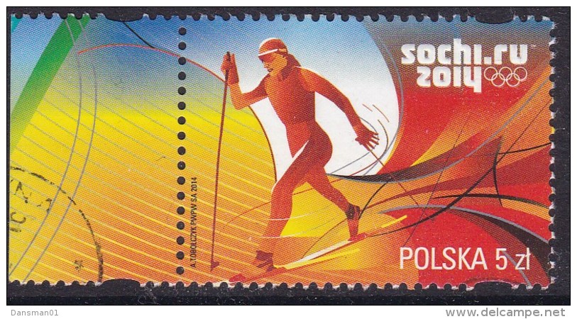POLAND 2014 Sochi Used - Usados