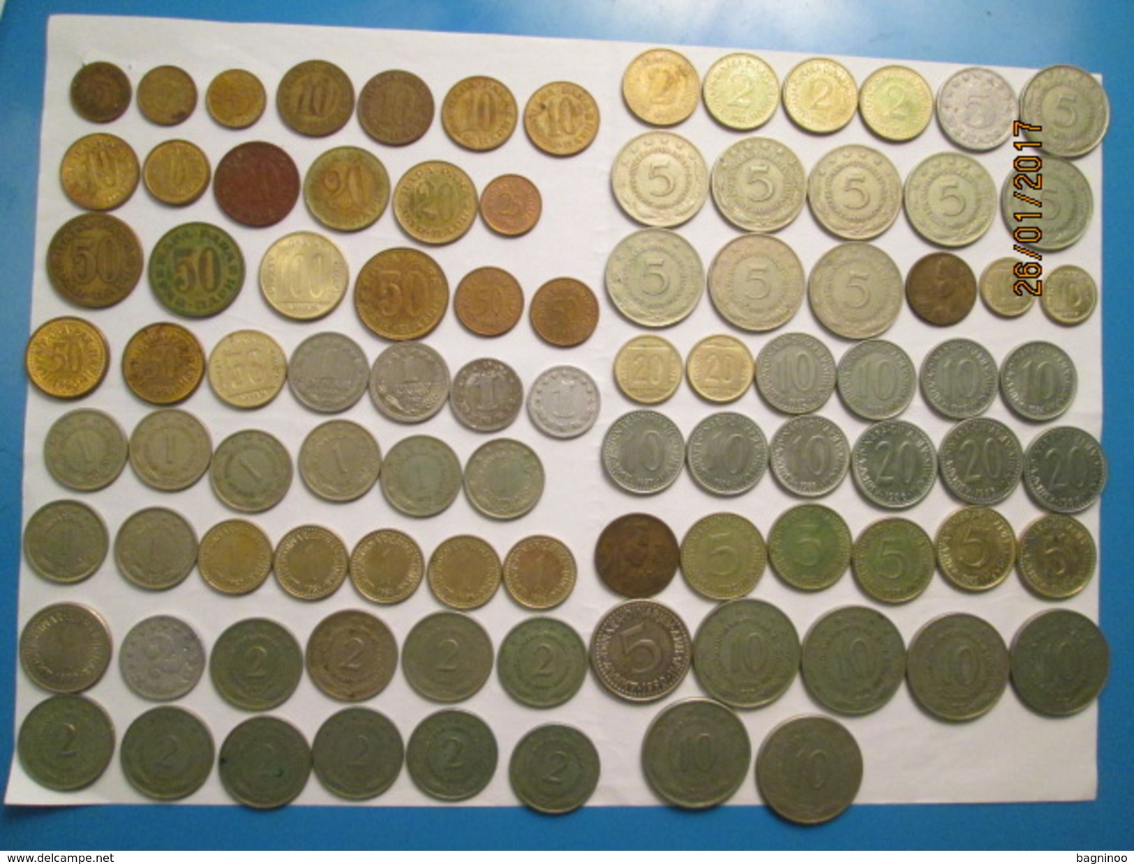 YUGOSLAVIA 105 Coins # L 1 - Yugoslavia