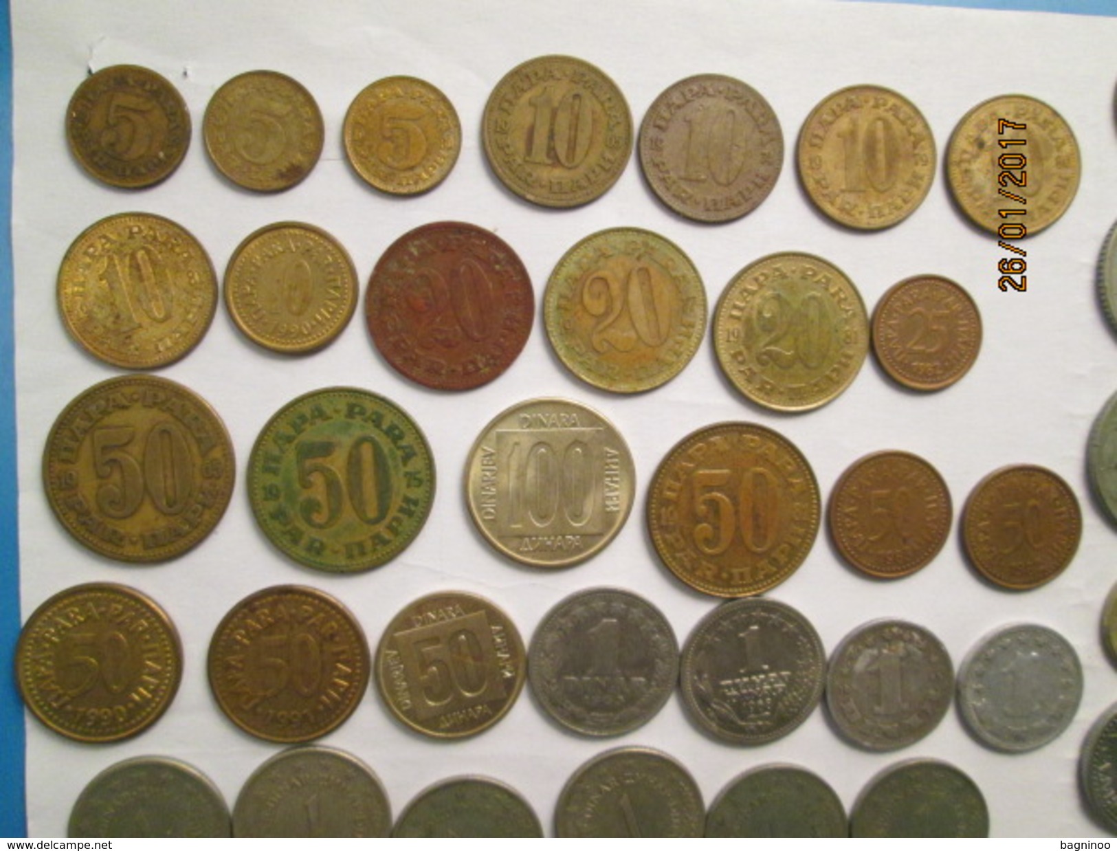 YUGOSLAVIA 105 Coins # L 1 - Yugoslavia