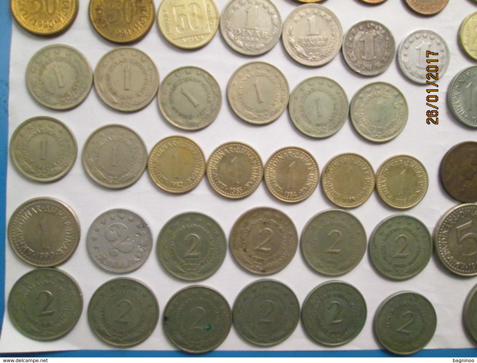 YUGOSLAVIA 105 coins # L 1