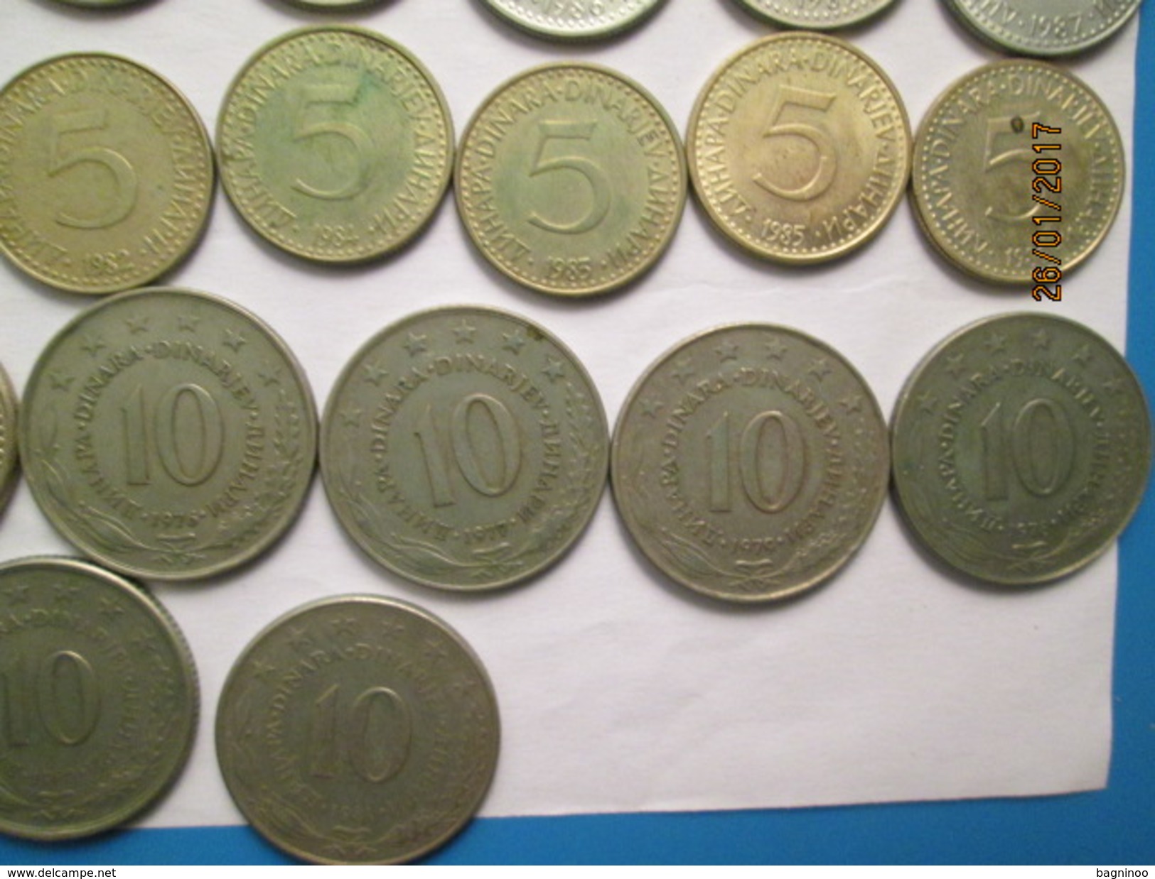 YUGOSLAVIA 105 coins # L 1