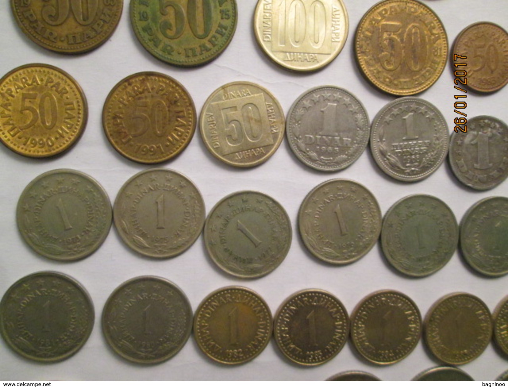 YUGOSLAVIA 105 coins # L 1