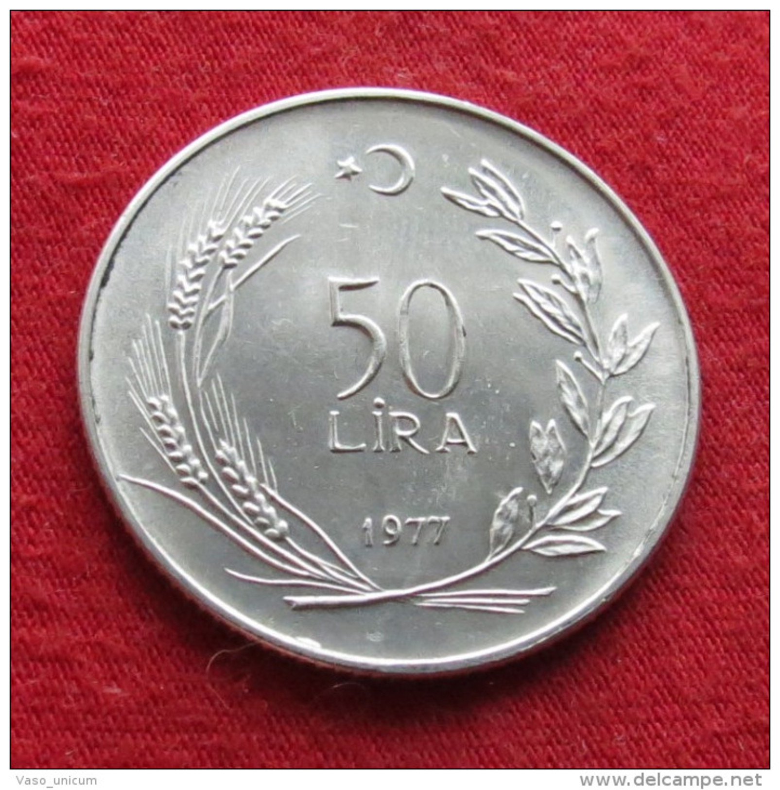 Turkey 50 Lira 1977 FAO F.a.o. - Turquia