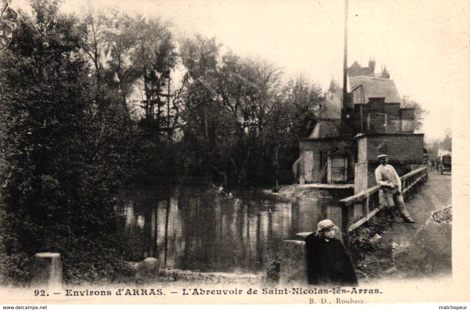 ENVIRONS D'ARRAS -62- L'ABREUVOIR DE SAINT NICOLAS LES ARRAS - Arras