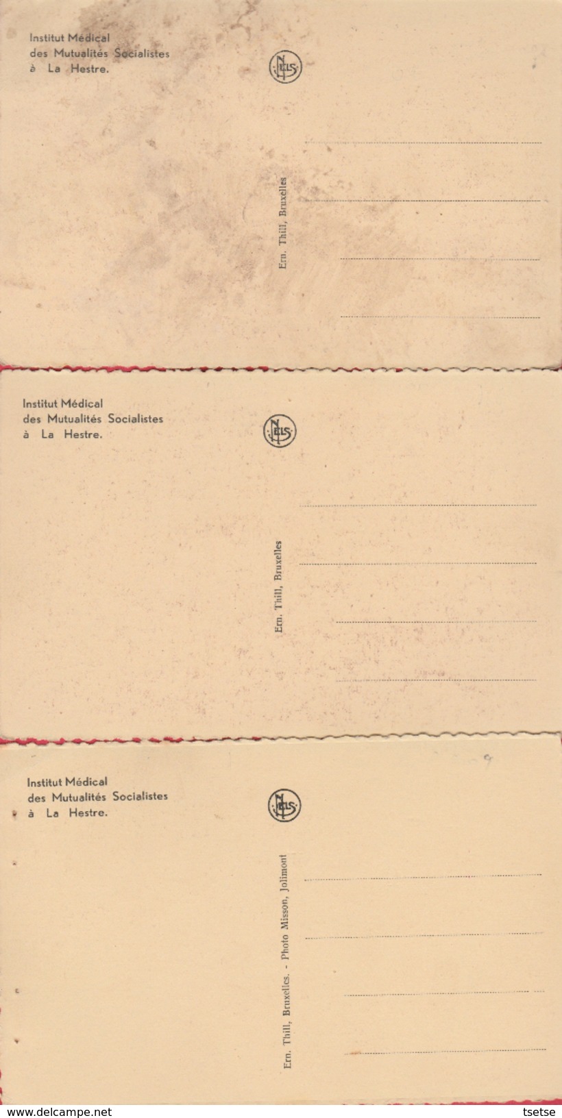 La Hestre - Institut Médical Des Mutualités Socialistes - 3 Cartes Postales ( Voir Verso ) - Manage