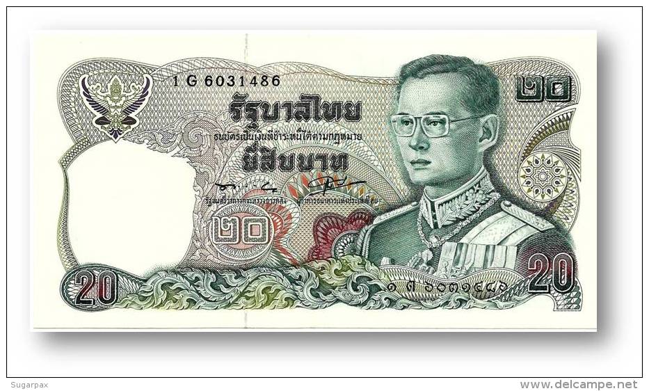 THAILAND - 20 Baht - ND ( 1981 ) - Pick 88 - Sign. 56 - Serie 1 G - King Rama IX - 2 Scans - Thaïlande