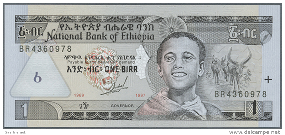 1969/1997 (ca.), Ex Pick 30-46, Quantity Lot With 277 Banknotes In Good To Mixed Quality, Sorted And Classified By... - Ethiopia