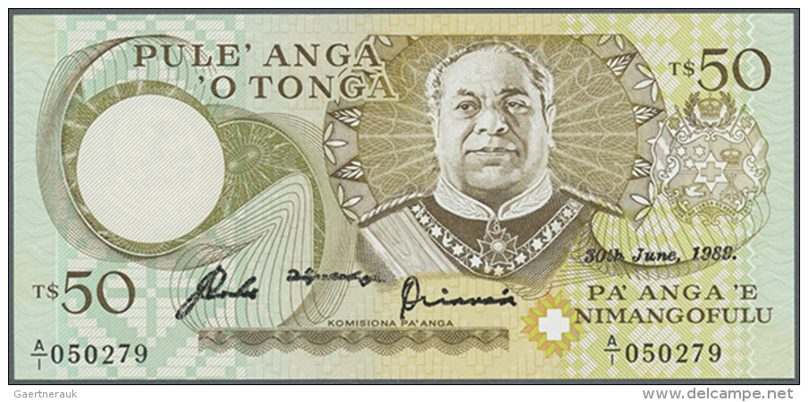 50 Dollars 1989 P. 24b In Condition: UNC. (D) - Tonga