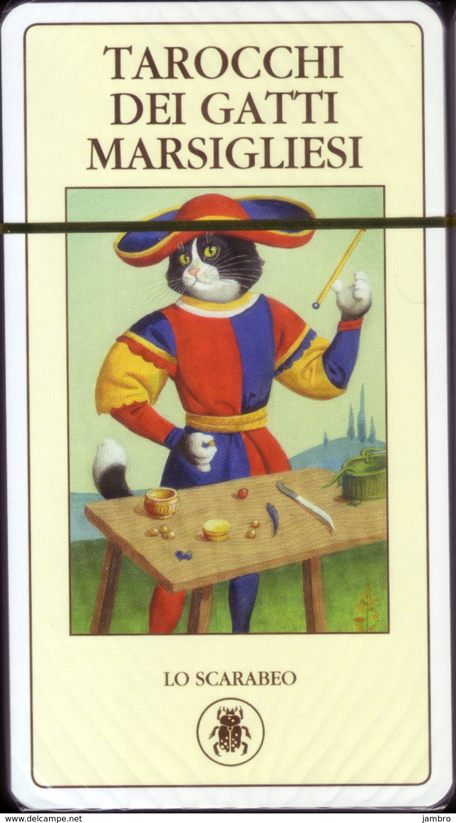 Lo-Scarabeo TAROCCHI DEI GATTI MARSIGLIESI- TAROT OF THE MARSEILLE CATS -  80 Carte/Cards - Altri & Non Classificati