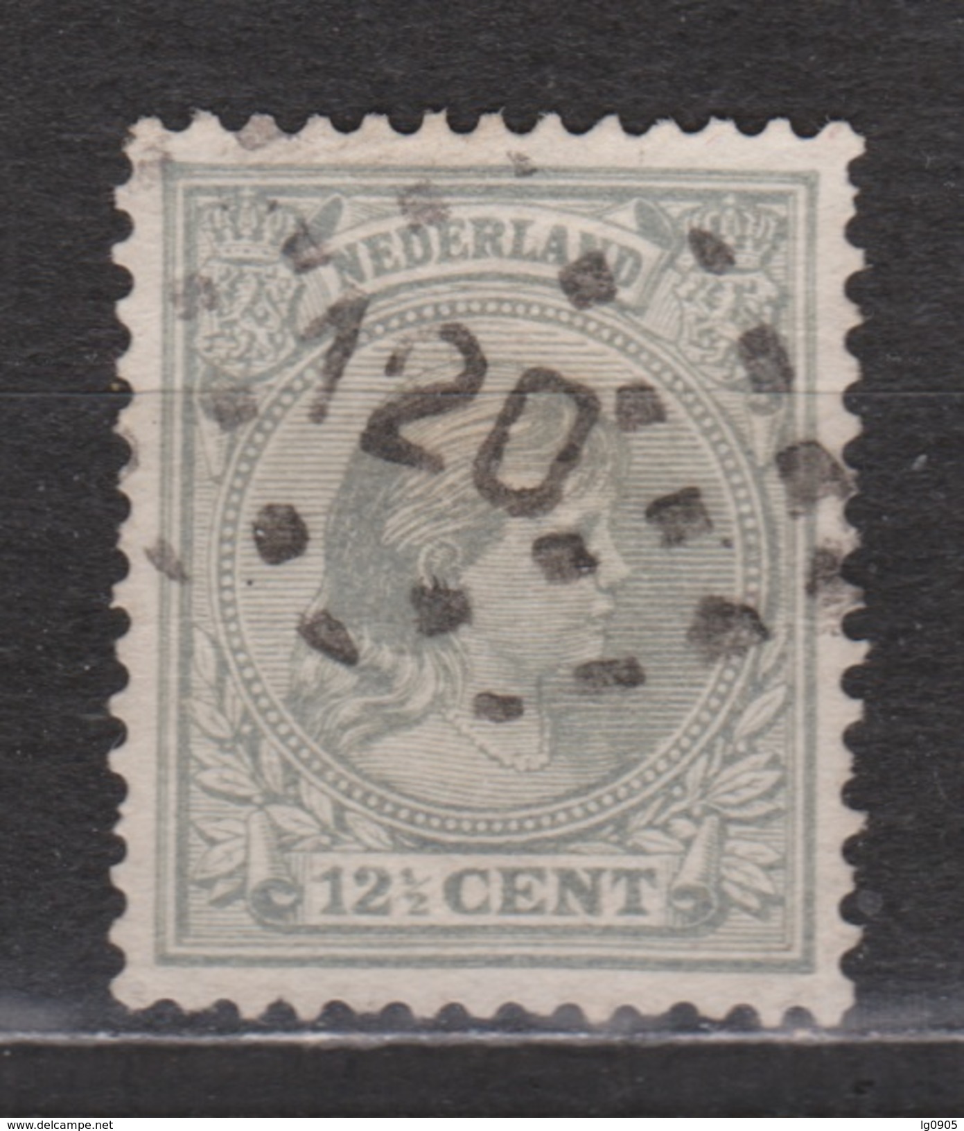 NVPH Nederland Netherlands Pays Bas Niederlande Holanda 38 CANCEL WEESP 120 Koningin Queen Reina Reine Wilhelmina 1891 - Gebruikt