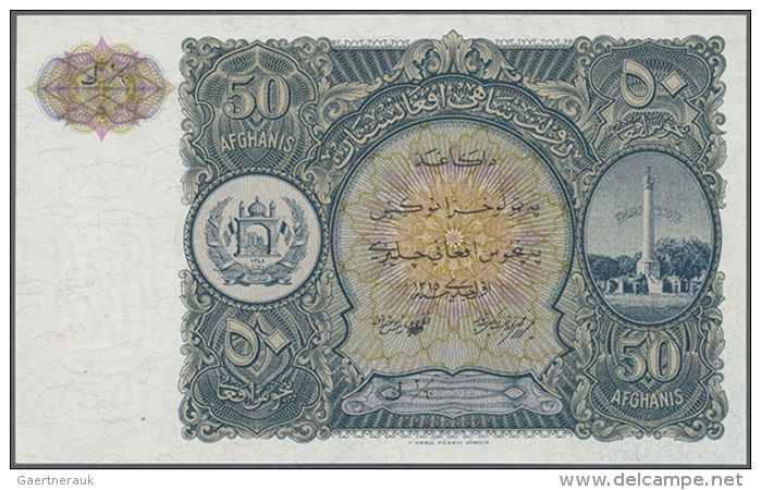 Afghanistan: 50 Afghanis SH1315 (1936), P.19 In Perfect UNC Condition (R) - Afghanistan