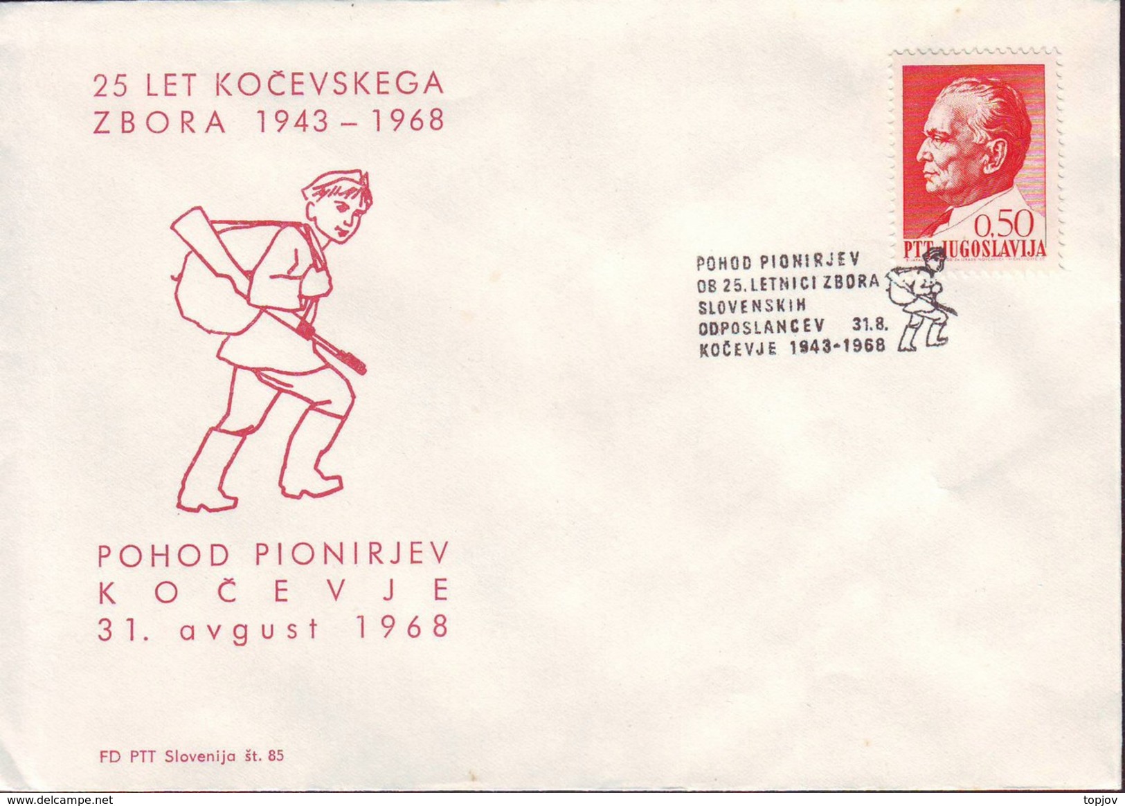 SLOVENIA - KO&#x10C;EVSKI ZBOR - PARTISANS - WW2 - KOCEVJE - 1968 - Slovénie