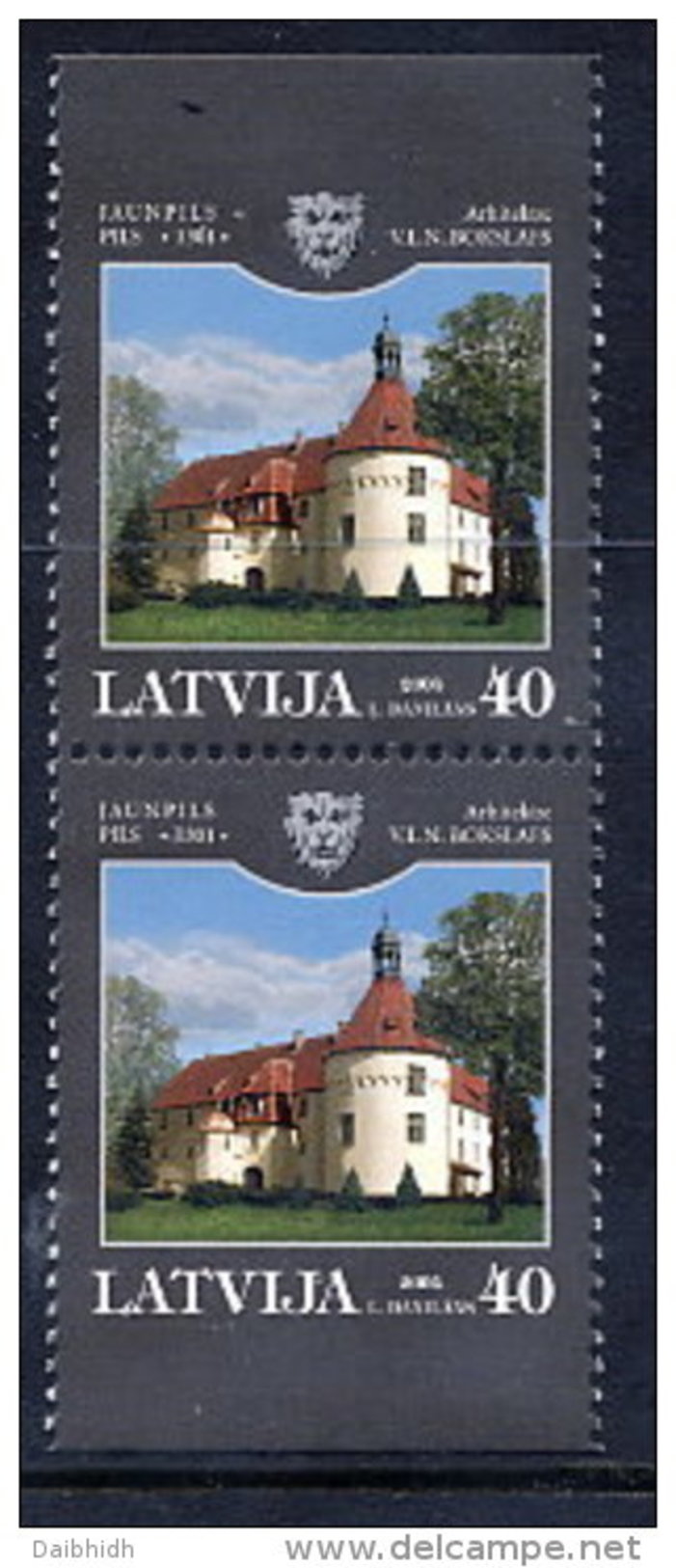 LATVIA 2004 Jaunpils Castle Booklet Pair MNH / **.  Michel 622 Do-u - Lettonie