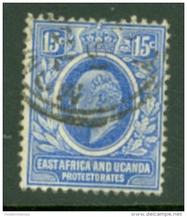 East Africa &amp; Uganda Protectorates: 1907/08   Edward    SG39   15c     Used - East Africa & Uganda Protectorates