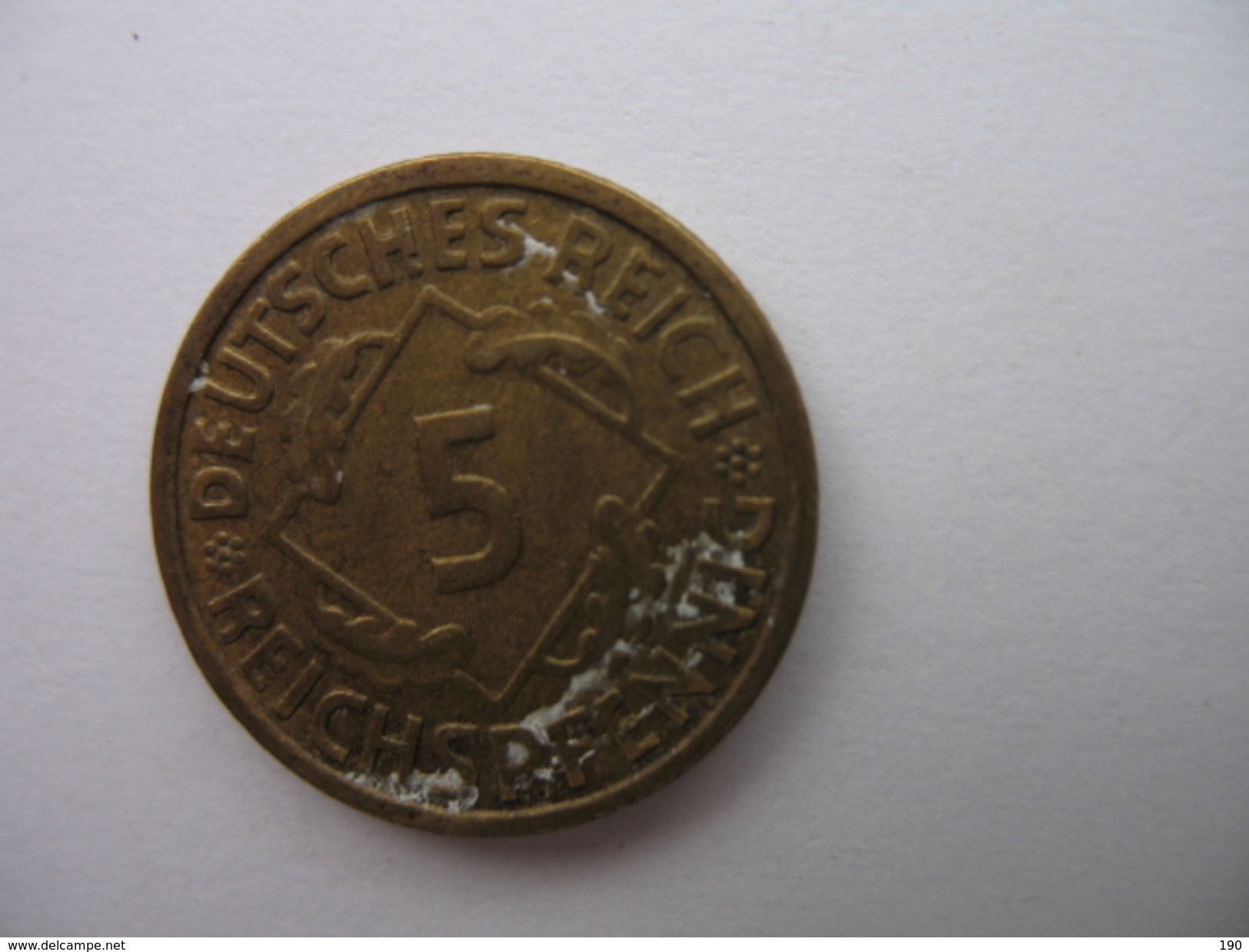 5 REICHSPFENNIG - 5 Rentenpfennig & 5 Reichspfennig