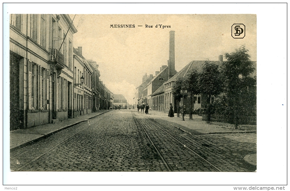 Messines - Rue D'Ypres / Edit. S.-D. - Messines - Mesen