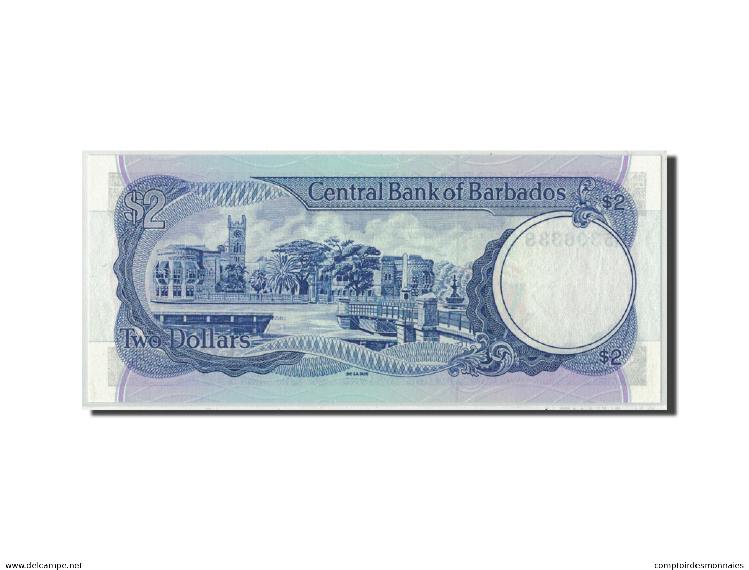 Billet, Barbados, 2 Dollars, Undated (1980), KM:30a, NEUF - Barbados