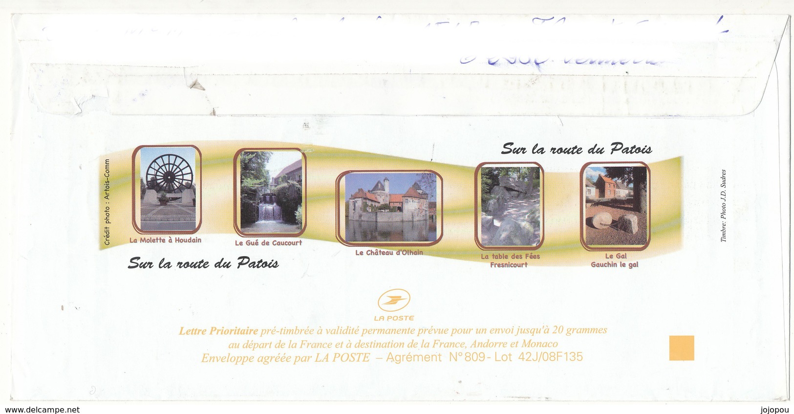 "Portraits De Régions" - 2005 - Enveloppe Illustrée "Sur La Route Du Patois"- Agrément 809 - Prêts-à-poster:private Overprinting