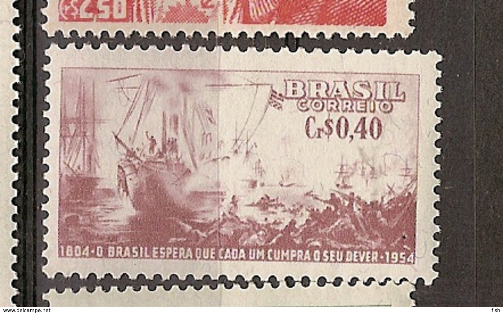 Brazil ** & 200 Years Of The Birth Of Admiral Manuel Barroso Da Silva 1954 (590) - Unused Stamps