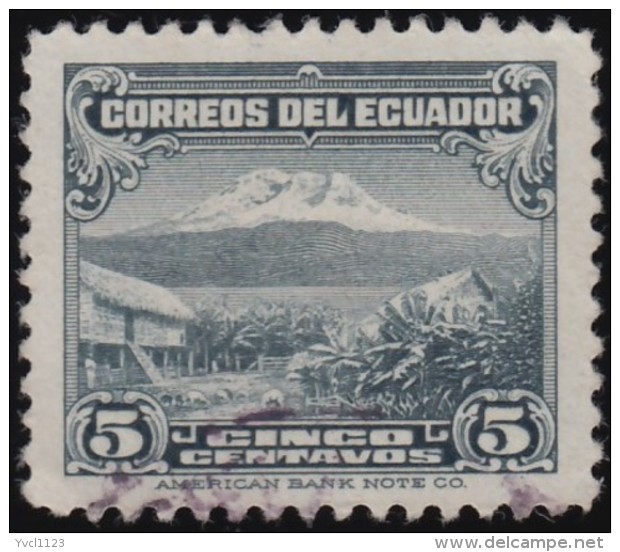 ECUADOR - Scott #323A Mount Chimborazo / Used Stamp - Equateur