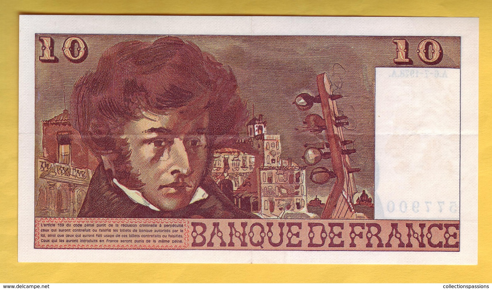 BILLET FRANCAIS - 10 Francs Berlioz 6-7-1978 SUP+ - 10 F 1972-1978 ''Berlioz''