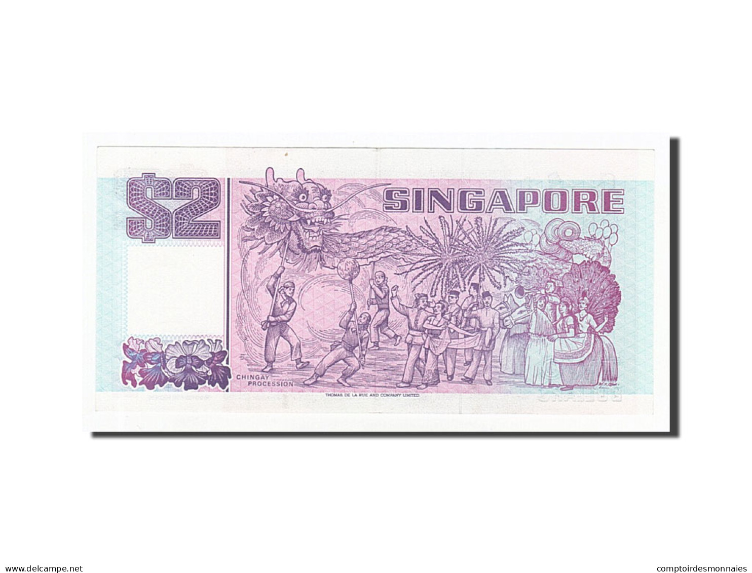 Billet, Singapour, 2 Dollars, Undated (1990), UNdated (1990), KM:28, TTB+ - Singapour