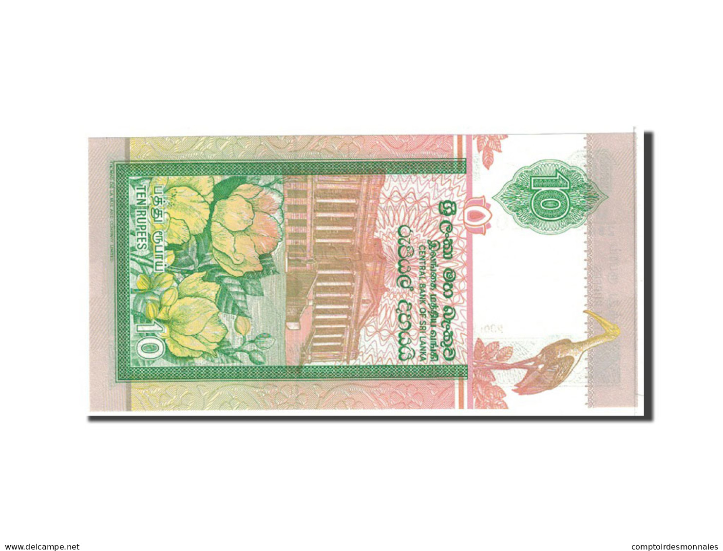 Billet, Sri Lanka, 10 Rupees, 2001, 2001-12-12, KM:115a, NEUF - Sri Lanka